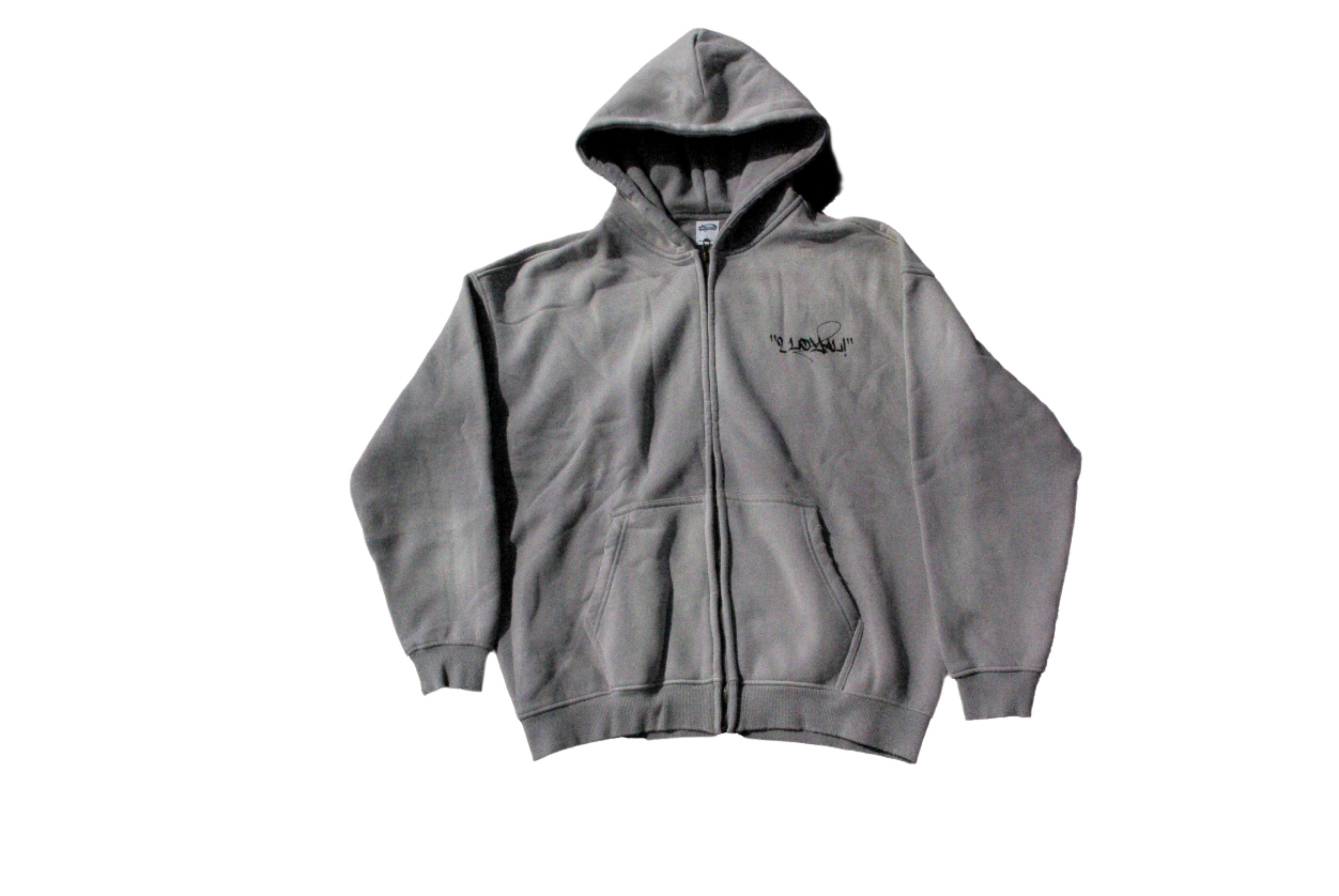 "2LOYAL!" grey hoodie